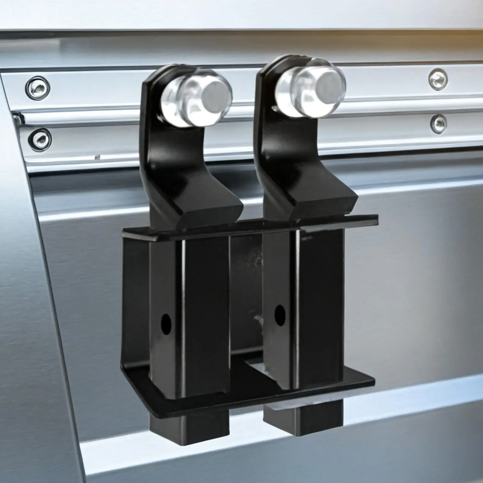 

Кронштейн для прицепного устройства на кузов грузовика, сверхпрочный стальной, для двух шаровых опор, с 2-дюймовым штоком, для гаража, автофургона, автомобиля