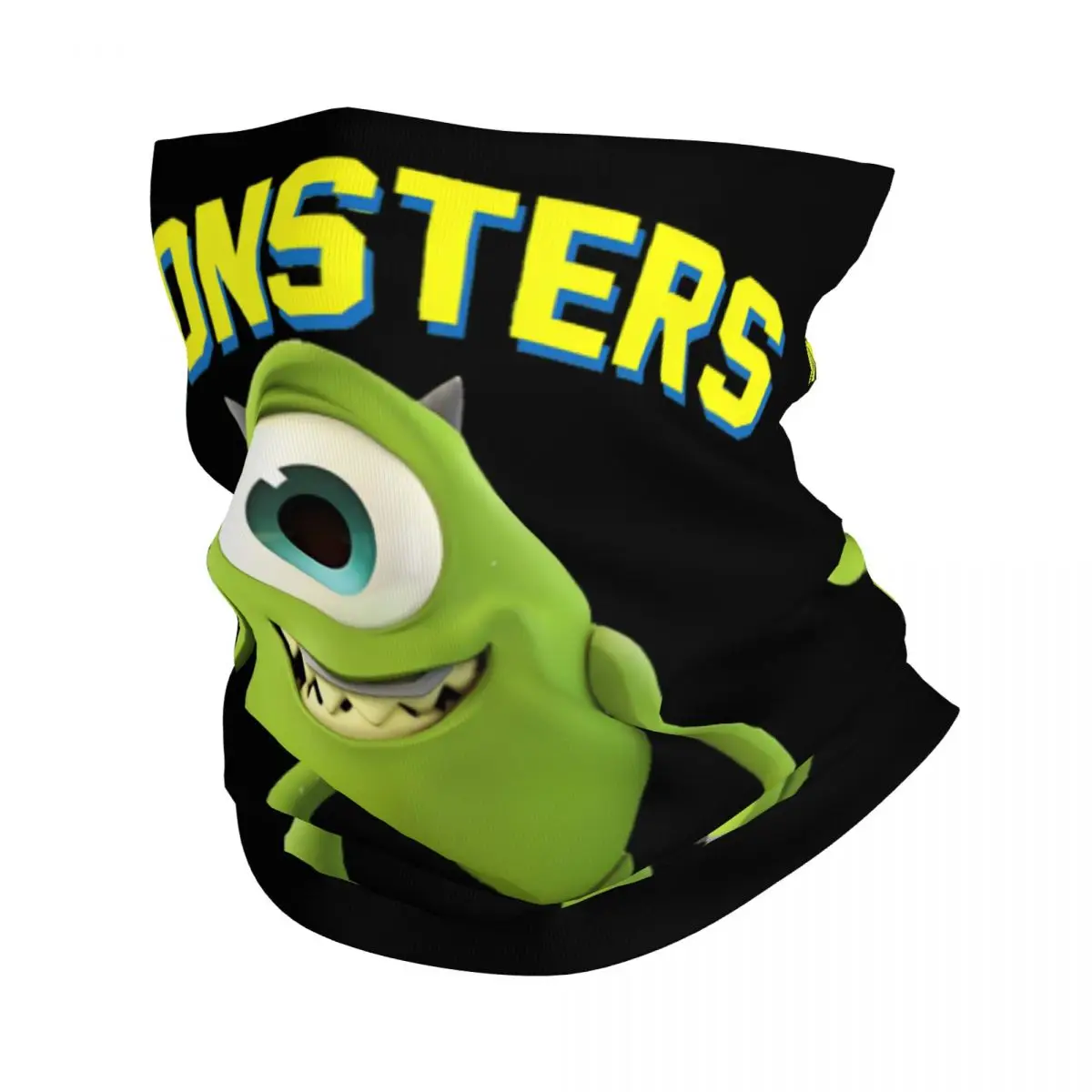 

Oxeye Mr. Q Bandana Neck Gaiter Printed Motorcycle Club Disney Monsters University Mike Face Scarf Cycling Scarf Hiking Unisex