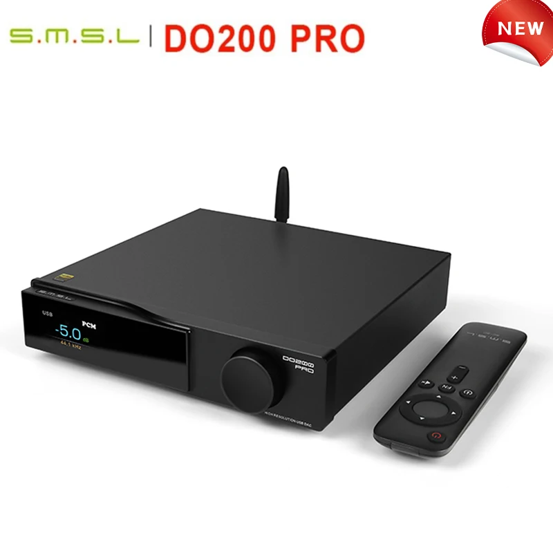 

SMSL DO200 PRO Balanced Decoder, 12x CS43131 DAC Chips Full MQA Decoding Hi-res Pre-amp Bluetooth 5.1 HDMI-ARC, HiFi Decoder