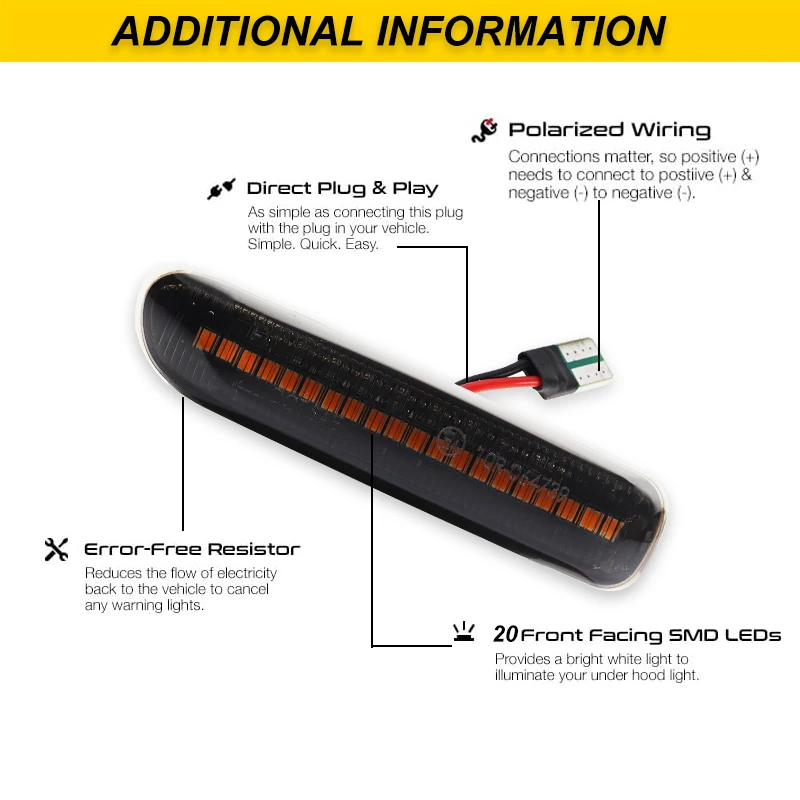 Do BMW E46 serii 3 Limo Coupe Compact Cabriolet Touring Dynamiczne boczne kierunkowskazy Kierunkowskaz Bursztynowa lampa repeatera