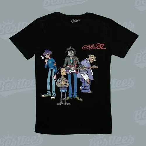 Men/Women/kids Gorillaz Rock Art Pop Virtual Band Hip Hop Music Best T-Shirt