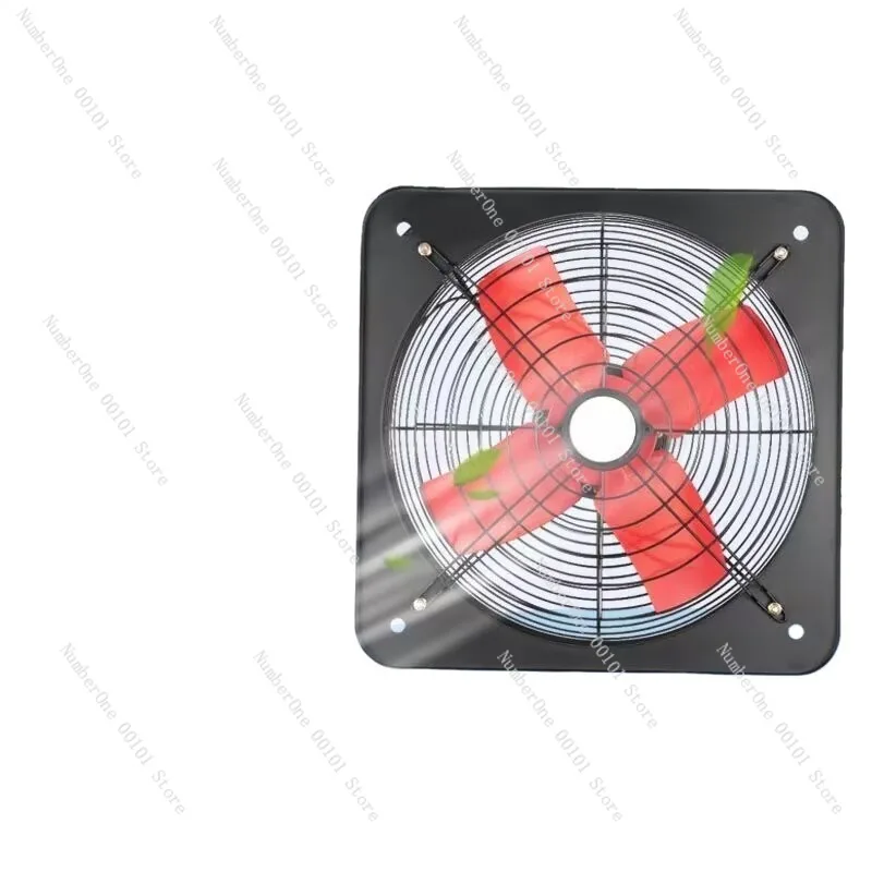 Industrial Wall-Mounted Exhaust Fan,16-24 Inch,220V/380V Powerful Kitchen Oil Fume Extractor,Commercial Ventilation Equipment