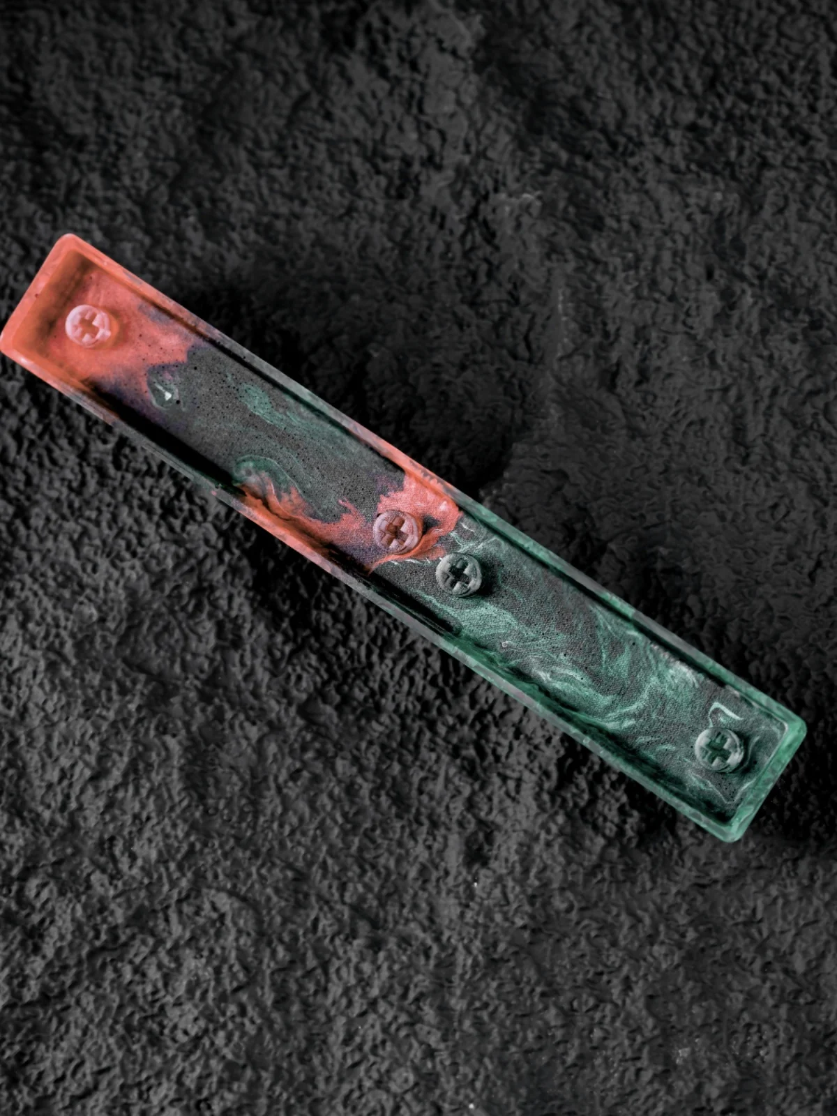 Handmade Scenery Koi Spacebar Keycaps 6.25U Custom Artisan Resin Keycaps For Mechanical Backlit Keyboards MX Switch Key Cap