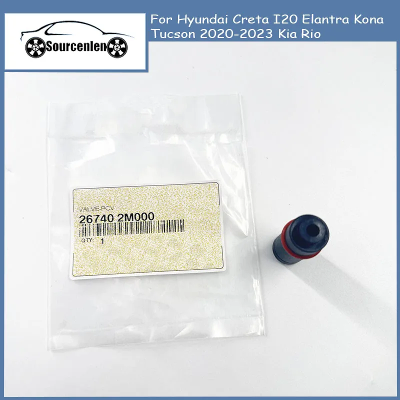 Brand New  Pcv Valve for Hyundai Creta I20 Elantra Kona Tucson 2020-2023 for Kia Rio 267402M000 26740-2M000