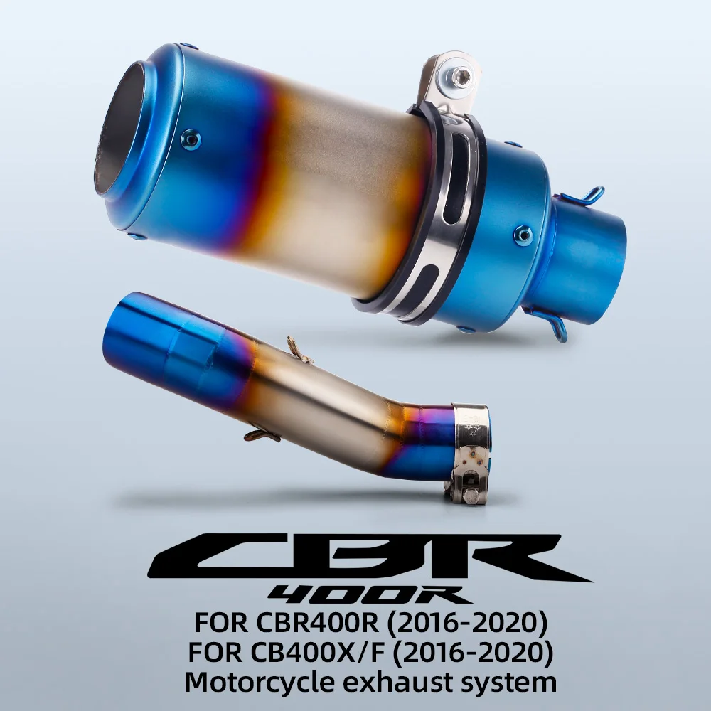 

Motorcycle Mid Link Pipe Exhaust Adapter 51mm Connecting Pipe For CB400R 2016-2024 CB400X CB400F 2018-2024