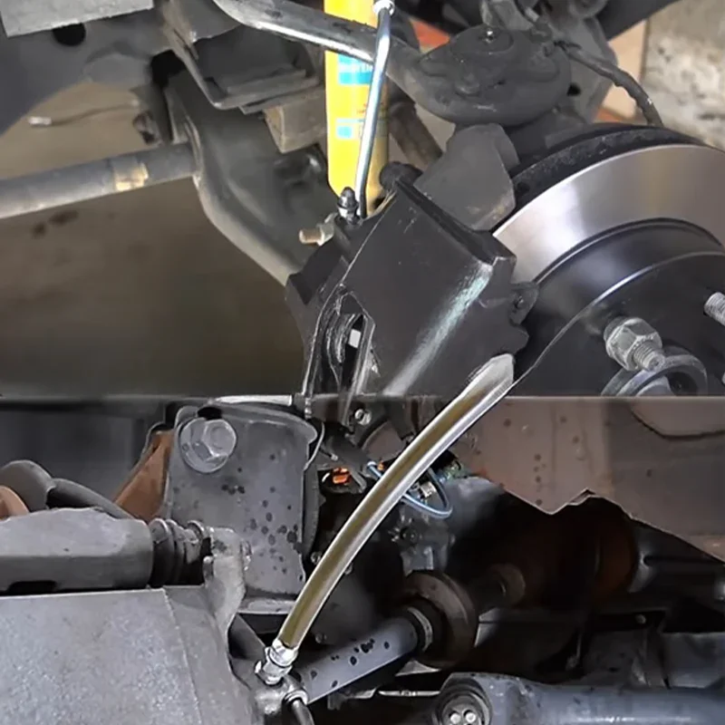 油圧ブレーキブリーダーホースツールロック可能な自動車ブレーキ液ブリーダー出血ホースノンリターン一方向チェックバルブ付き