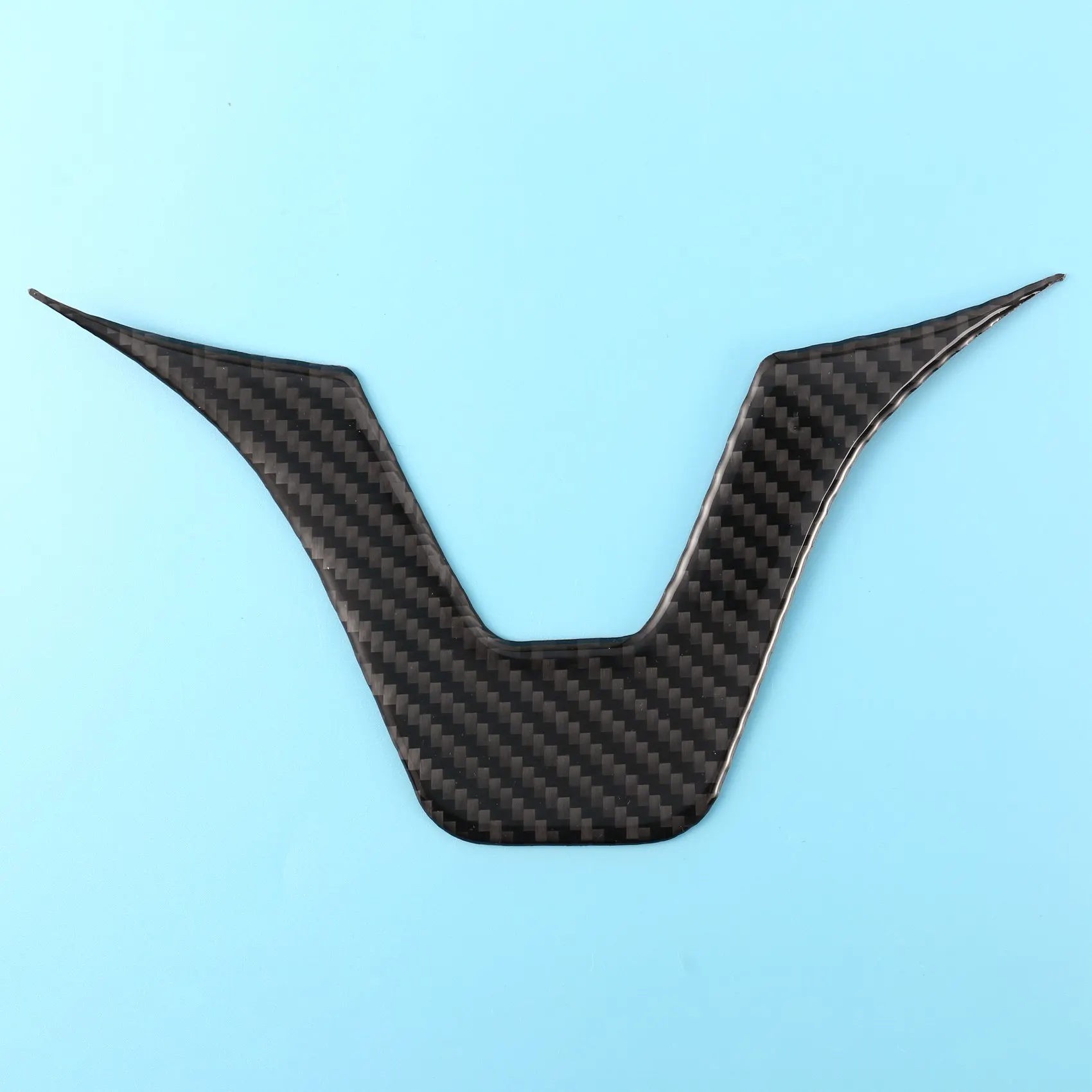 Внутренняя наклейка из углеродного волокна, наклейка с эмблемой на руле, подходит для Mercedes C-Class W204 W205