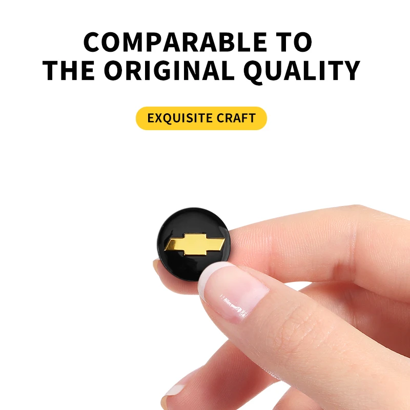 14mm Car Key Badge Emblem Replacement Car Key Sticker For Chevrolet Cruze Colorado Spark Captiva Malibu Trax Aveo Car Styling