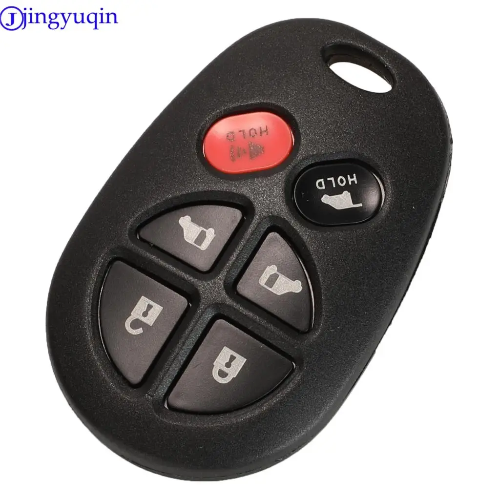 jingyuqin Remote Car Key Fob Case Cover For Toyota Sienna 2004 2005 2006 2007 2008 2009 2010 2011 2012 2013 FCC