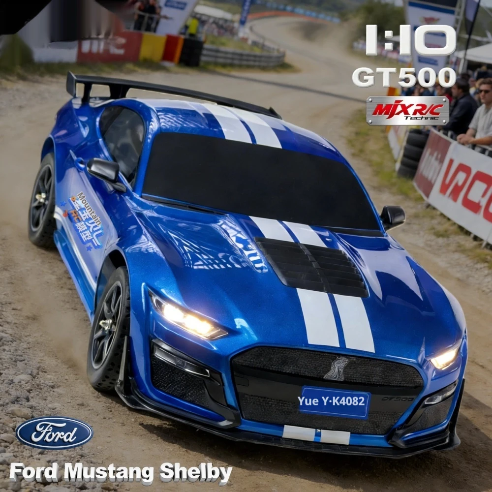 2026 New Spot Mjx 10306 1/10 Scale Rc Mustang Shelby Electric 4wd Rally On Road Remote Control Model Car Toys For Adult Gifts
