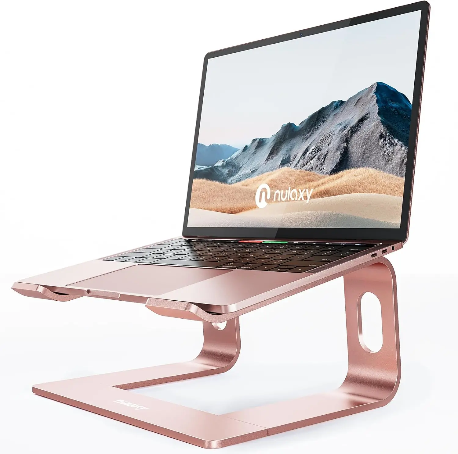 

Laptop Stand, Ergonomic Aluminum Laptop Computer Stand, Detachable Laptop Riser Notebook Holder Stand Compatible with MacBook