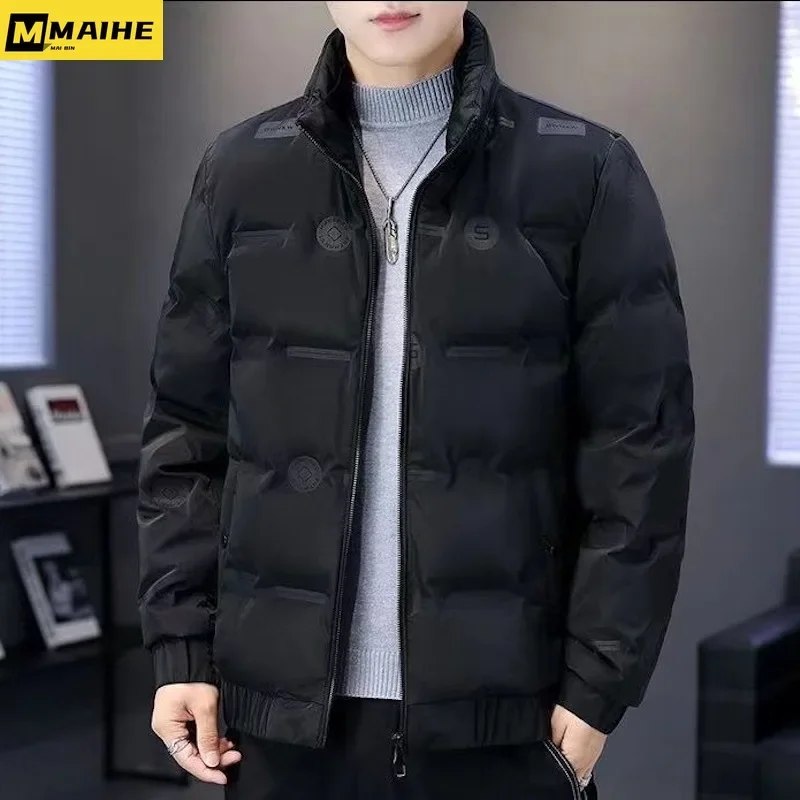 New Standing Collar Down Jacket For Men's Fashion Trend Thickened Jacket Down Jacket Duck Down Filling Lightweight Padded Coat