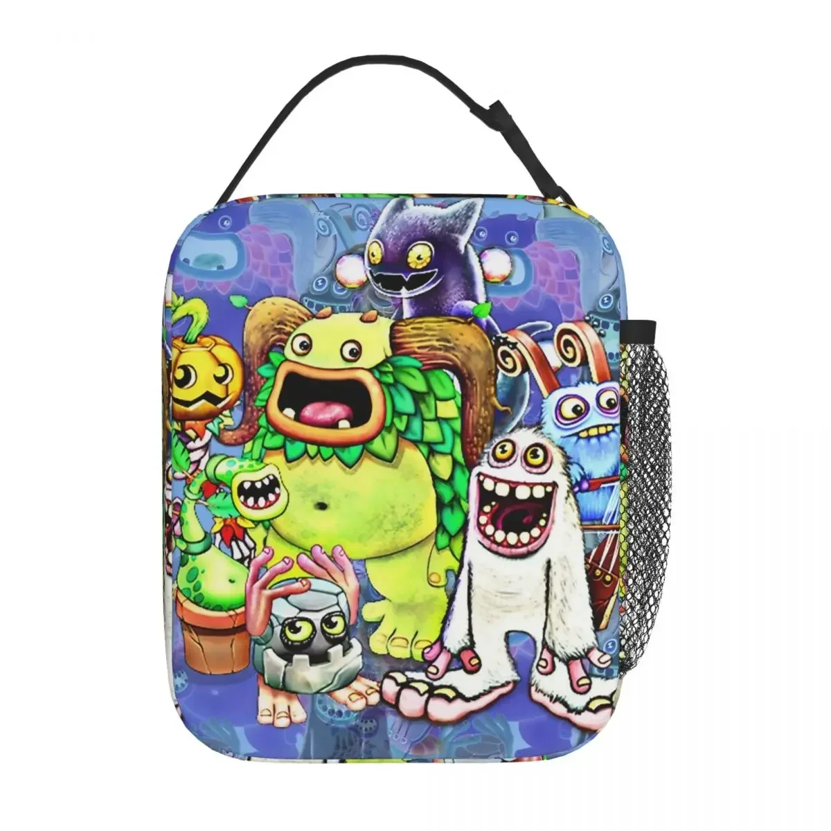 

My Singing Monsters Insulated Lunch Bag Portable Cartoon Game Lunch Container Thermal Bag Lunch Box Tote Office Bento Pouch