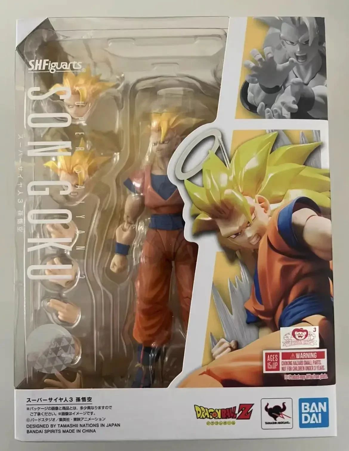 متوفر في المخزون الأصلي SH Figuarts SHF لعبة دراغون بول Z سوبر سايان 3 سون جوكو 2.0 شخصيات الأكشن نموذج اللعب أنيمي التماثيل البلاستيكية الهدايا #2