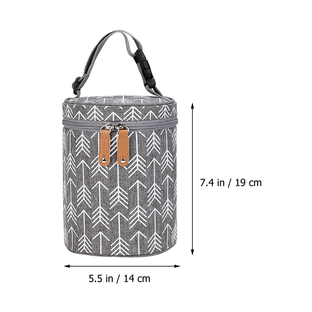 Baby Food Bottle Cooler Bag Insulated Portable Nursing Bottle Carrier Travel Tote Organizer for Milk Storage Insulated Tote Bag