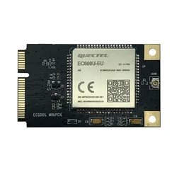 Quectel EC600U-EU LTE 미니 PCIE 모듈, EMEA APAC 아날로그 오디오 블루투스 와이파이 스캔 밴드, B1, B2, 3, 5, 7, 8, 20, 28, B38, 40/41 용