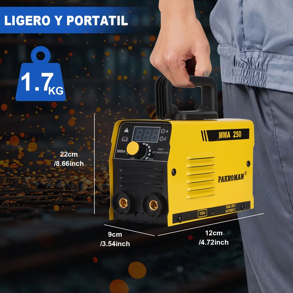 110V 300AMP Mini IGBT Booglassen Machine Inverter DC MMA Elektrische Lasser Stok