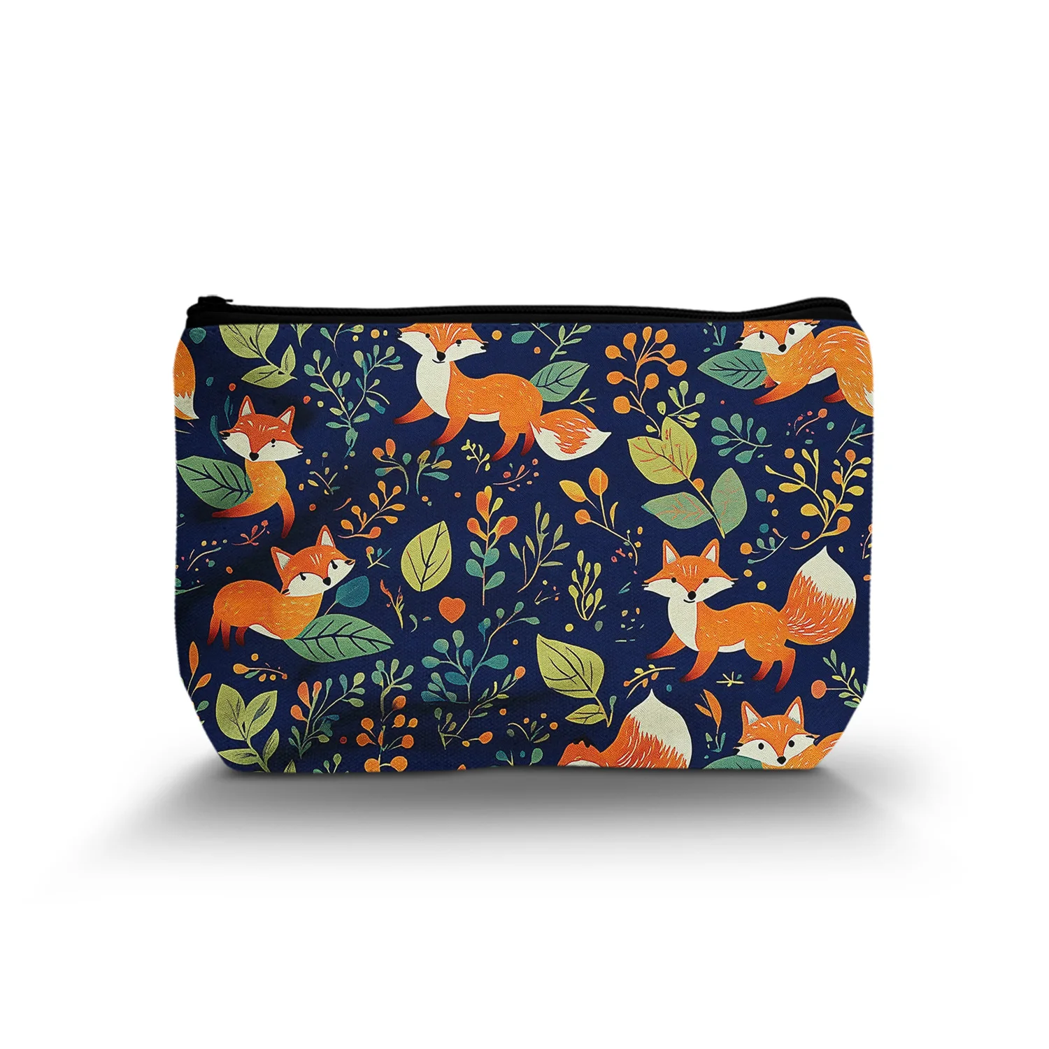 1Pc Small Makeup Fox Storage Bag Cosmetic Bags Cute Animals For Women Travel Toiletry Outdoor Fashion