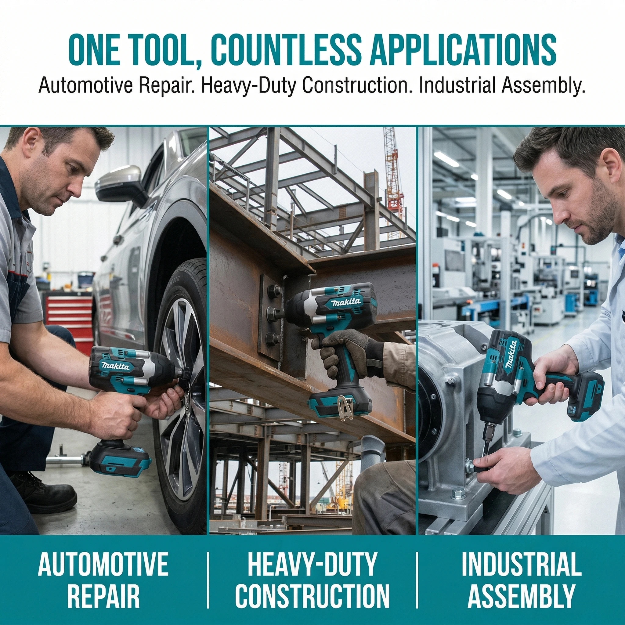 MAKITA DTW700 18V Cordless Impact Wrench 0-2700RPM Variable Speed 1000Nm Brushless for Makita 18V Battery Metal Fastening - view 6