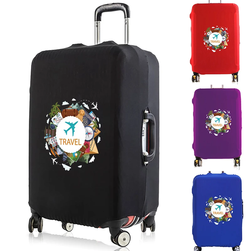 

Travel Essentials Suitcase Case Airplane Traveler Accessories Elastic Trolley Dust Covers for 18-32 Inch Carry-ons Luggage Cover