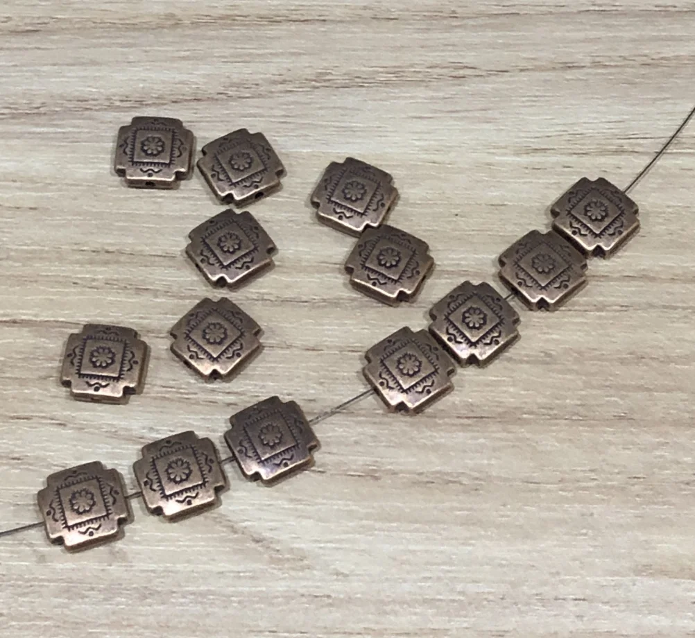 

20pcs 10mm, hole 1.2mm Vintage spacer beads for jewelry handmade Zinc alloy metal HW3015