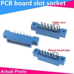 Conectores de borda do cartão de solda do entalhe PCB, 805 série, 3,96mm pitch, 8-72 pinos, 16 estilos, atacado