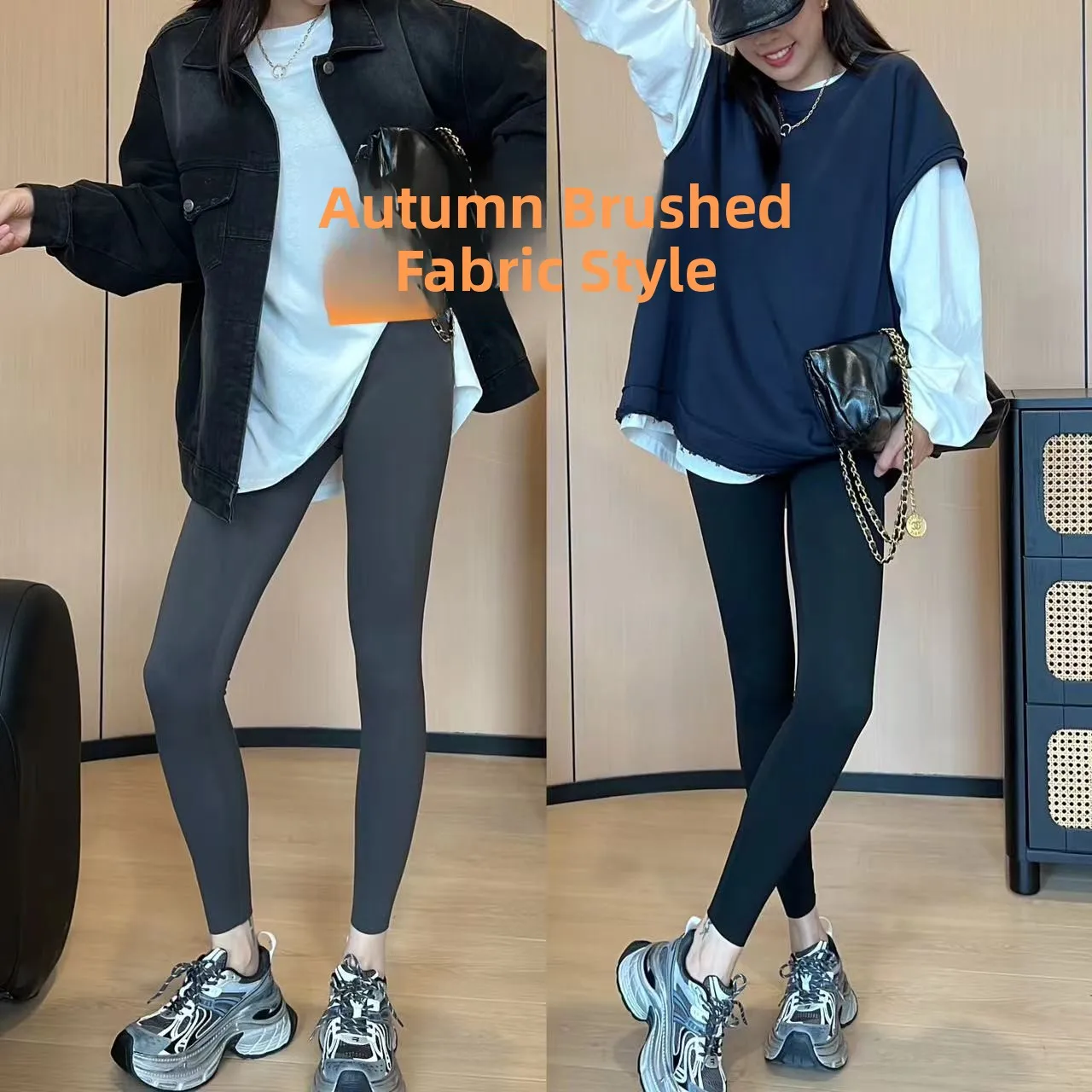 

Новые весенние брюки для похудения, кожаные брюки с высокой талией, подтягивающие живот, леггинсы, женские брюки для йоги Fitn