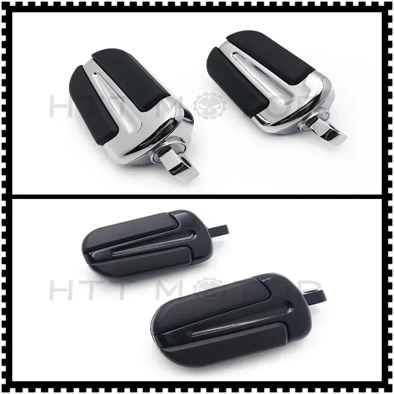 

Motorcycle Chrome FootPeg Rest for 1984-2017 Harley Davidson Softail Slim FLS Wide Glide/Fat Boy/Switchback/Road King FLHR/V Rod