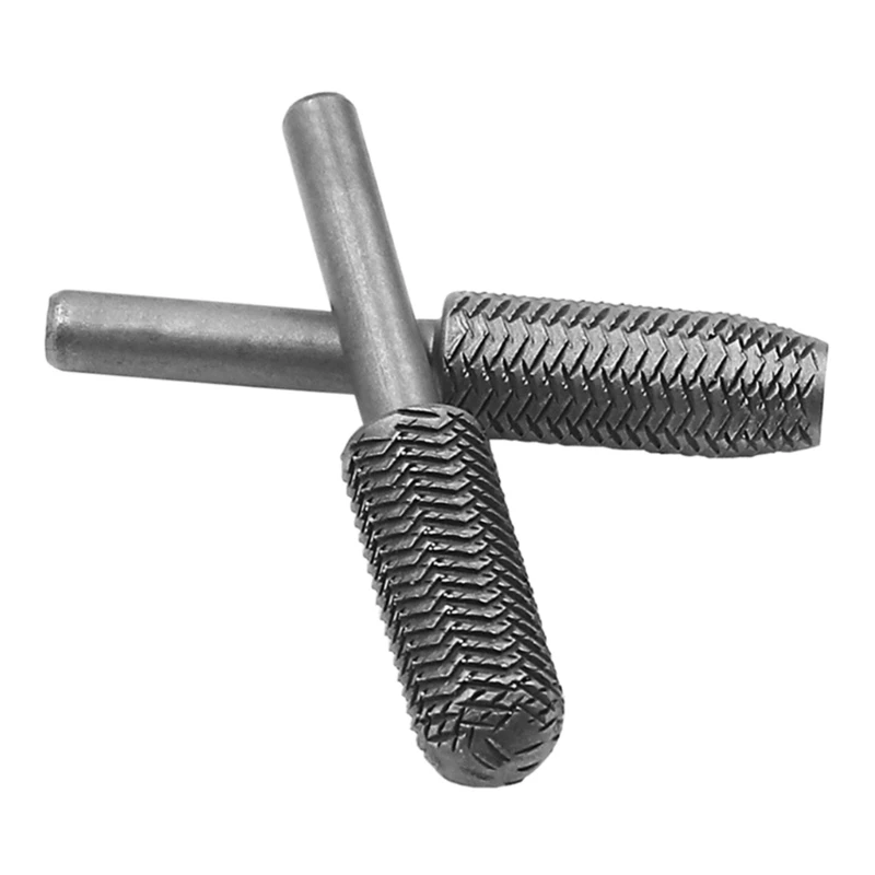 X37E Rasp File Drill Bit Rasp Set Drill Grinder Drill Rasp For Woodworking Carving Tool 1/4Inch Round Shank Rotary Burr Set