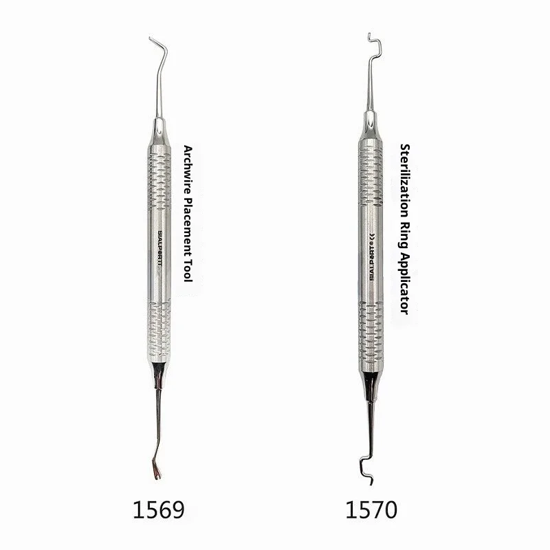 

Orthodontic arch wire placer ligation wire ligation ring pusher clipper wire fork dental oral cavity dental instrument
