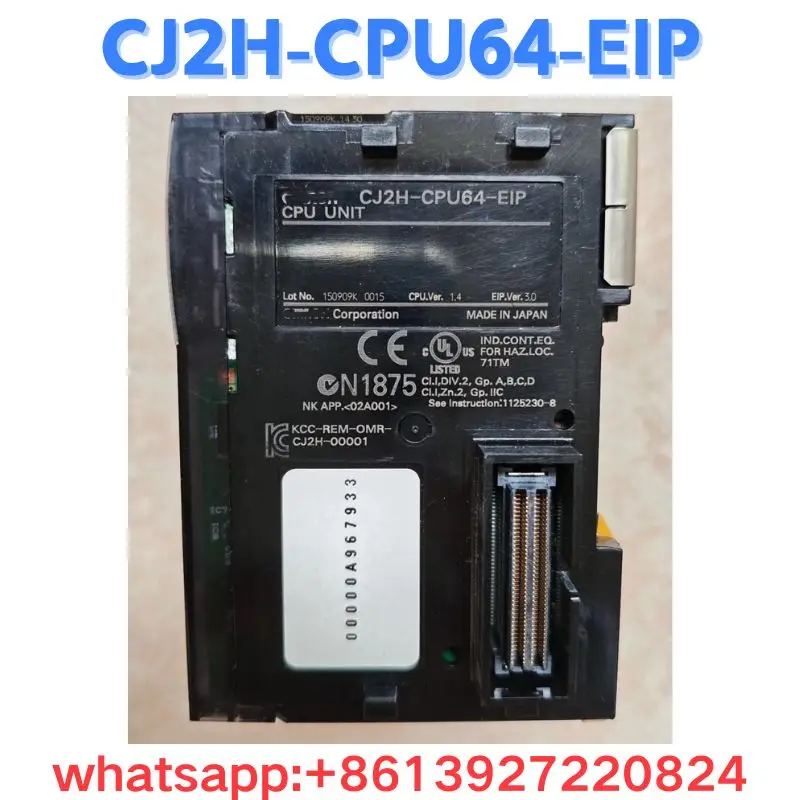 Used Module CJ2H-CPU64-EIP test OK Fast Shipping