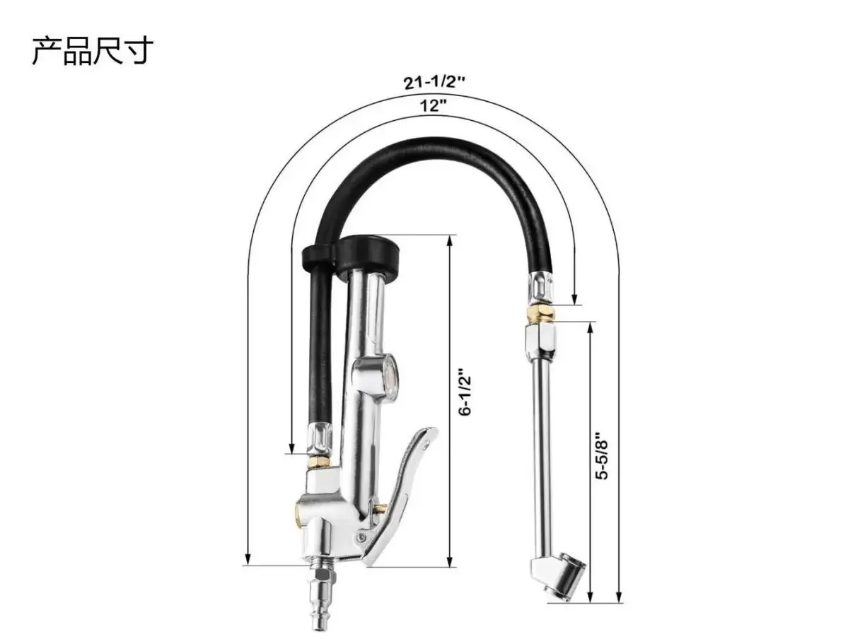 

Good Tire Pressure Gauge for Car Digital Display Gauge Tire Pressure Gauge Measurement Tire Pressure Portable Inflatable Gun