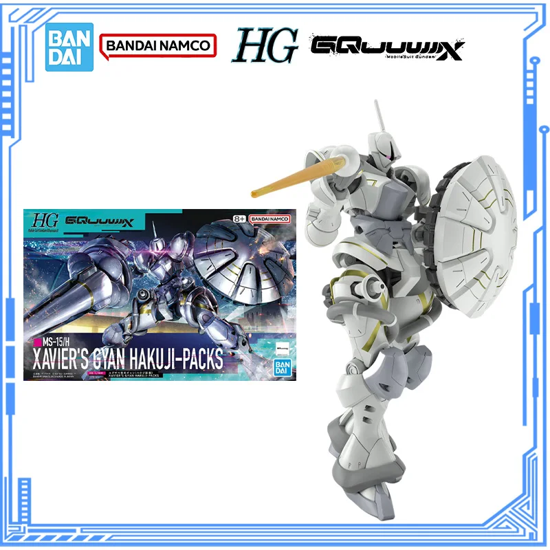 

Bandai Genuine Gundam GQuuuuuuX Model Kit HG MSGG 1/144 MS-15/H X Avier's Gyan Hakuji-Packs Коллекция экшн-фигурок Модель игрушки
