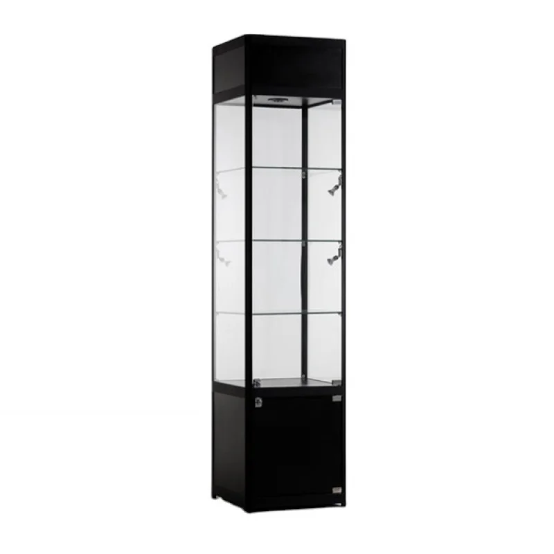 

2025customized.Retail Glass Display with Lighting Cheap Lockable Glass Display Showcase