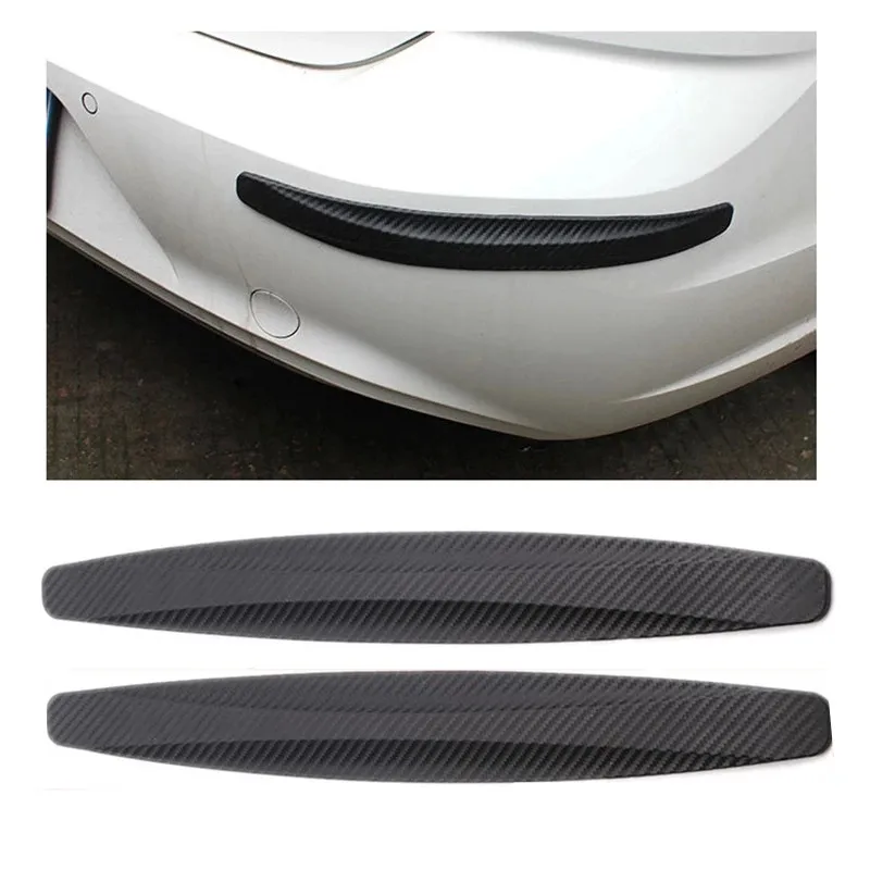 2/4PCS Universal Front Rear Bumper Corner Protector Guard Car Anti-collision Protection Decoration Strip Car Protect Accessories