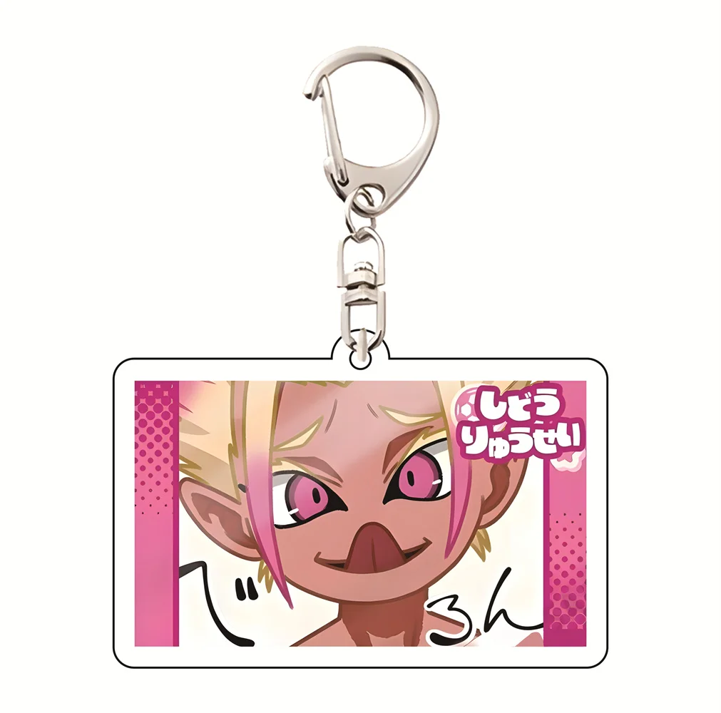 Blue Lock 6cm Comic Frame Chibi Head Acrylic Keychain Anime Pendant Bag Charm Collectible Gift for Football Anime Fans