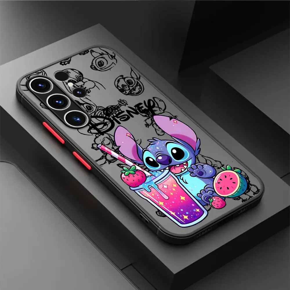 Чехол для телефона Disney Stitch для Samsung Galaxy A12 A22 A32 5G A52 A72 A15 A54 A73 A13 A14 4G A33 A53 A23, матовый чехол