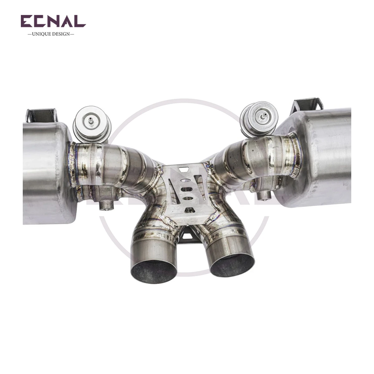 

Выхлоп Ecnal для Porsche 911 991.1 GT3 3.8L 4.0L Performance, полностью титановая выхлопная система с клапаном и коллектором SS304 2012-2015 гг.