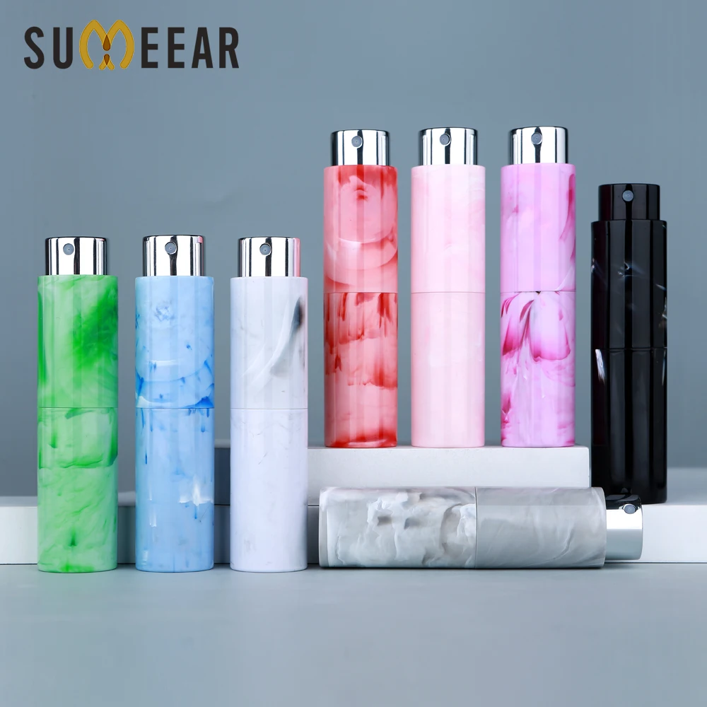 10Pcs 5ml Marble Pattern Perfume Sprayer Portable Travel Spray Bottle Perfume For Gift Mini Bottle Parfum Makeup