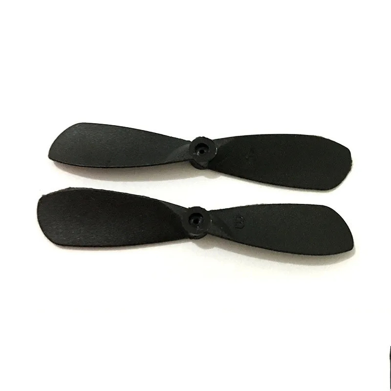 10pcs Remote Control Glider 614 Motor Dedicated Nylon Propeller Blade Shaft 0.8mm 46mm Front And Back Blades