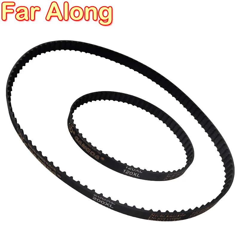 120XL 200XL Rubber Timing Belt Width 10MM Perimeter 304.8MM 60 Teeth Or 508MM 100 Teeth Use For Mechanical Equipment Or Motors