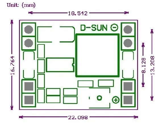 MP1584EN 3A 3.3/5/9/12V Ultra-Kleine Größe DC-DC Schritt Unten Liefern Modul Einstellbar power Schritt-unten Absteigenden Ausgang MP1584 – Detail 2