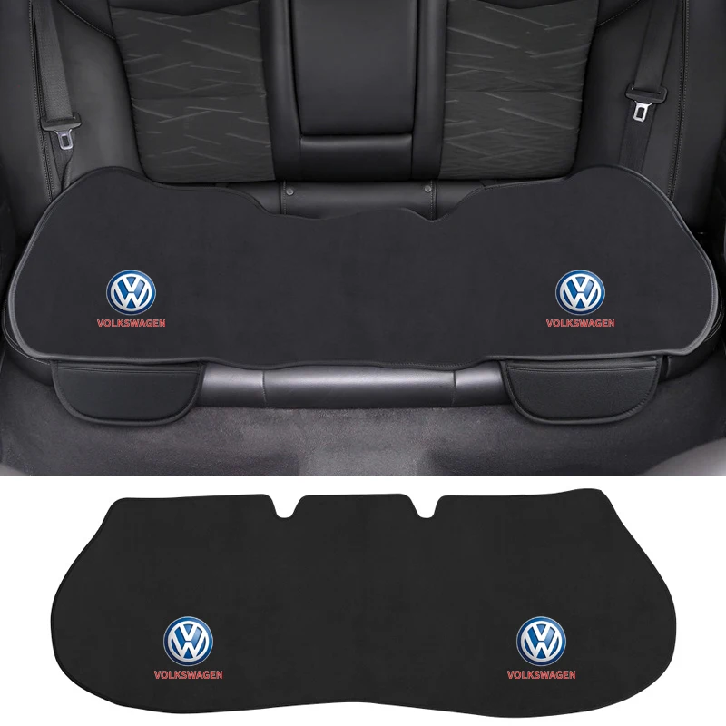 Car Seat Cushion Non-Slip Cover Ice silk Velvet Plush For VW Volkswagen Golf Polo Passat Touran Jetta Accessories