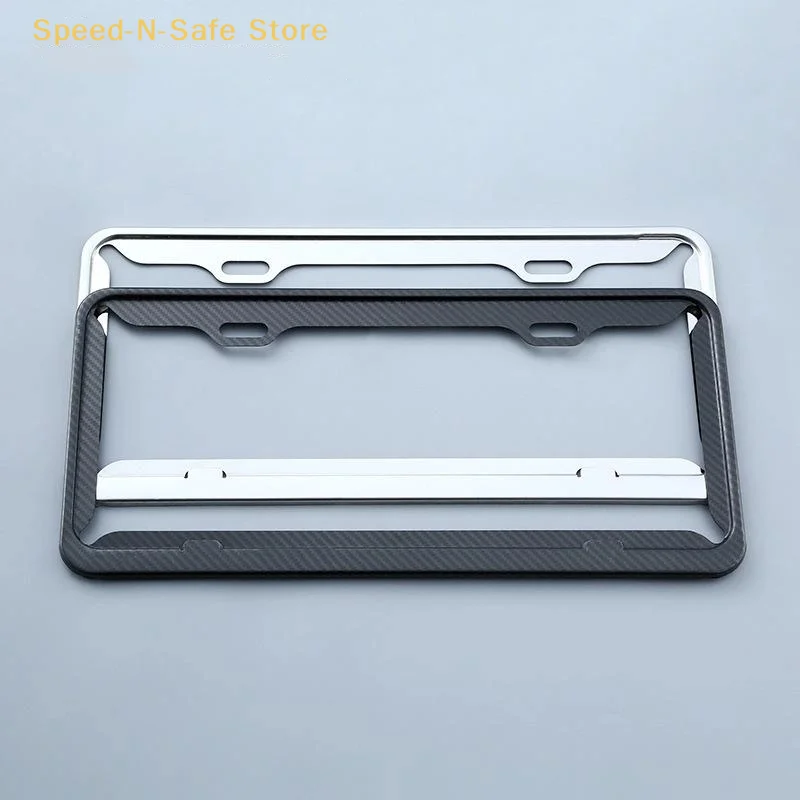 

Stainless Steel License Plate Frame Cover For Japanese Standard Plates (1 Or 2 Pcs)