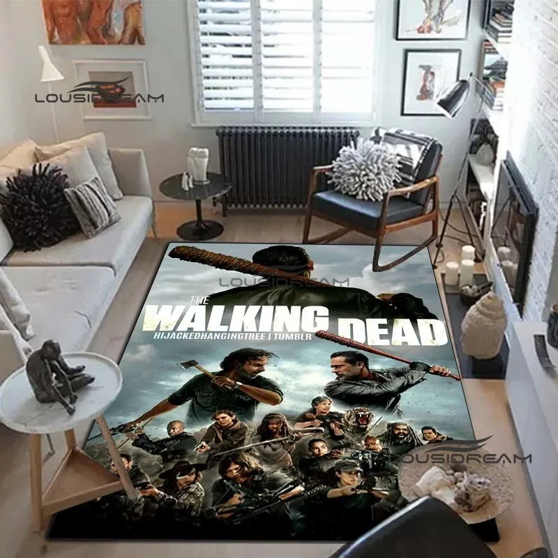 The Walking Dead Horror Carpets and Rug Daryl Dixon Carpet Floor Mat Living Room Bedroom Large Area Soft Carpet Kids Room Rug