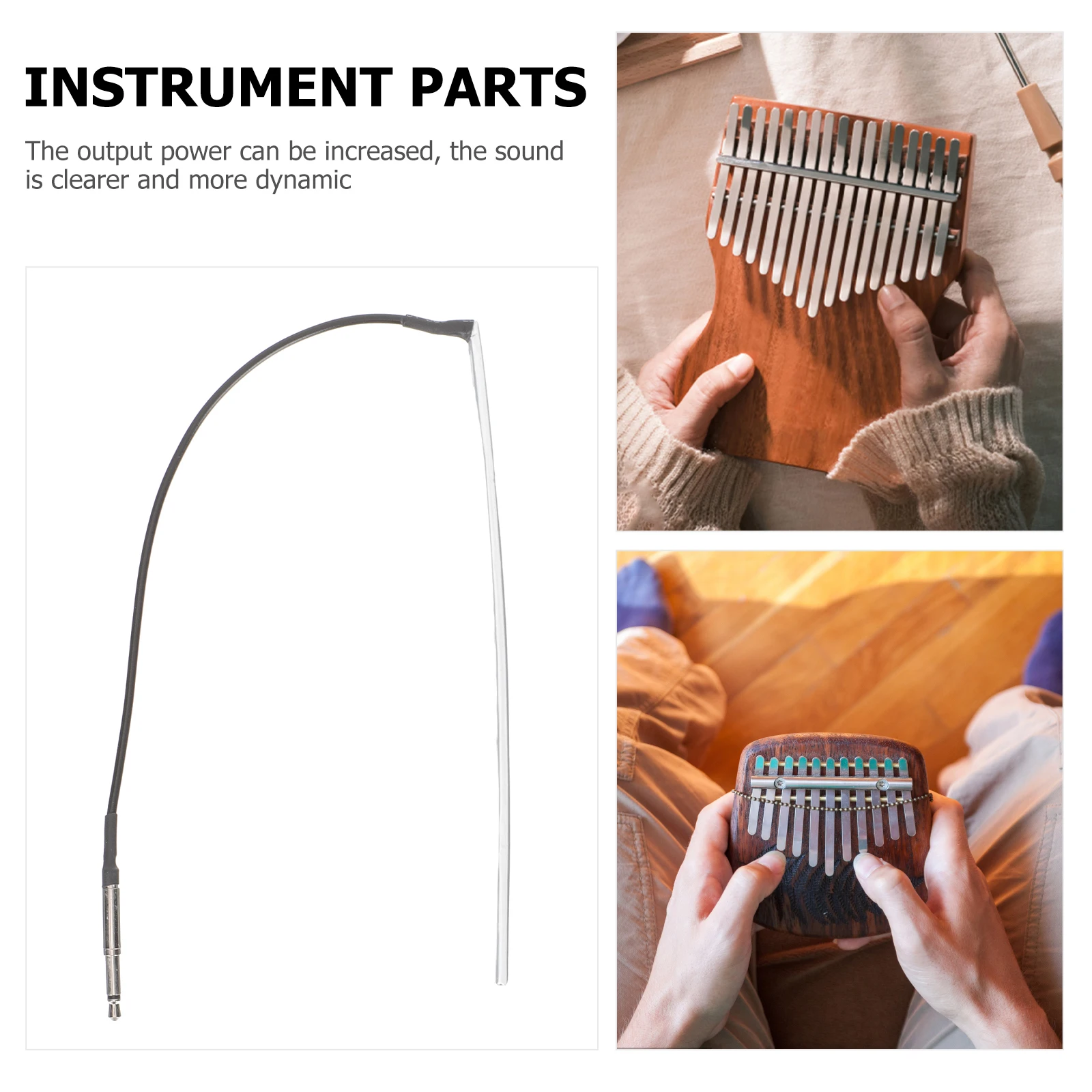 

Professional Kalimba Pickup Thumb Piano Part Component Tool Creative Piezoelectric Ceramics Practical Accessory for Musical