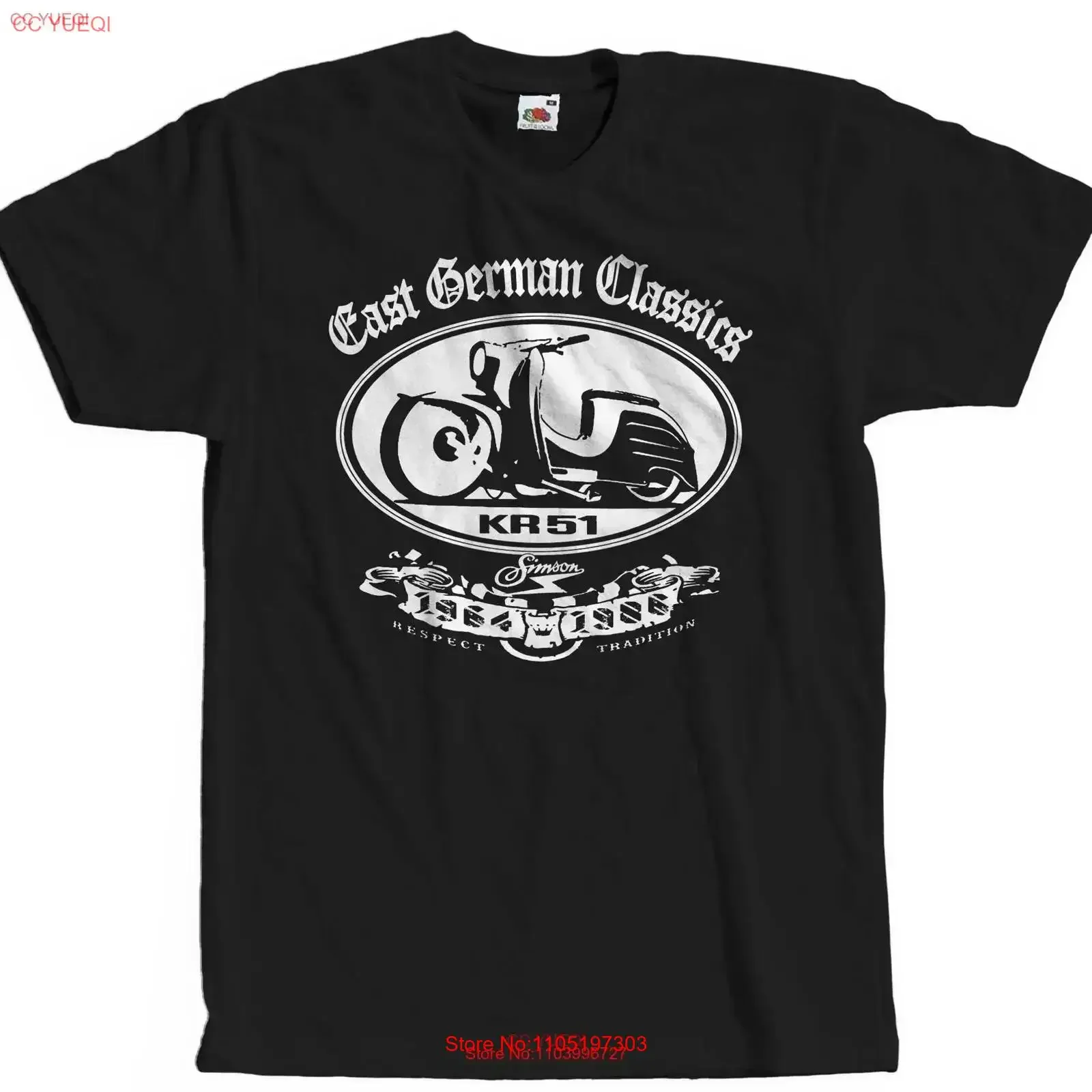 

T Shirt for Schwalbe Legendary DDR Motorcycles fans Moped Simson IFA vintage Washed homme designer clothes Versatile Casual