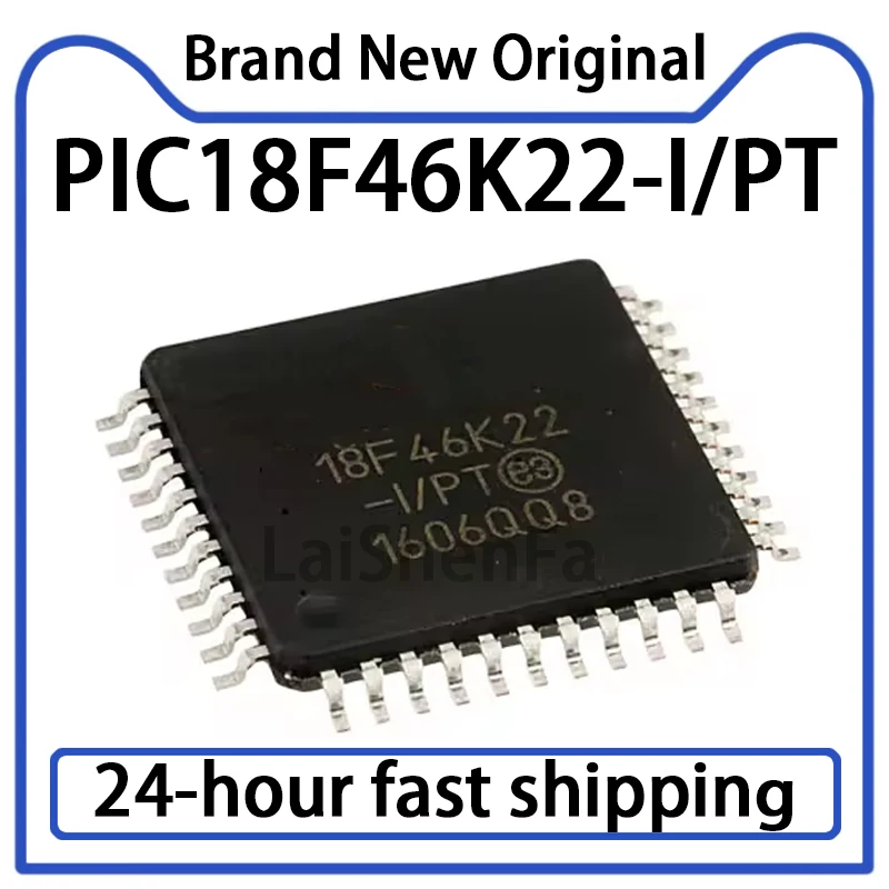 1PCS Original PIC18F46K22-I/PT Package TQFP-44 MCU Microcontroller Chip IC in Stock