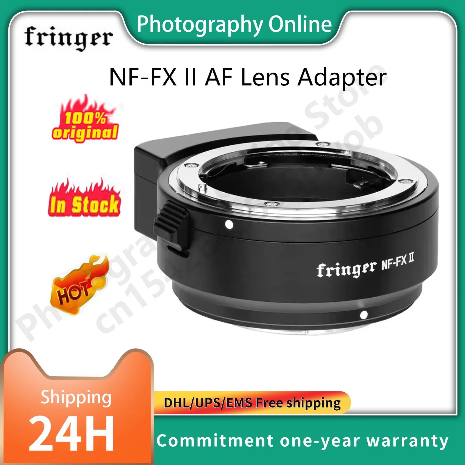 Fringer NF-FX II AF Lens Adapter: Nikon F'den Fujifilm X Serisine Uyumlu Yüksek Performanslı Objektif Adaptörü