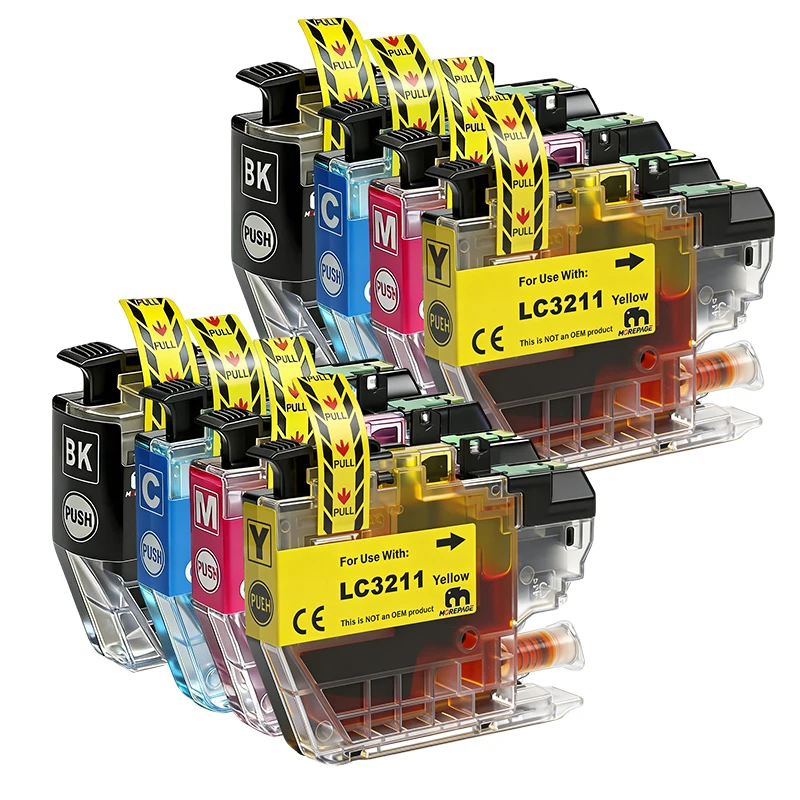 LC3211 LC3213 XL Ink Cartridge For Brother LC 3213XL Compatible DCP-J572DW DCP-J772DW DCP-J774DW MFC-J491DW J497DW Printer